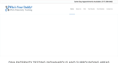 Desktop Screenshot of dnapaternitytestingllc.com